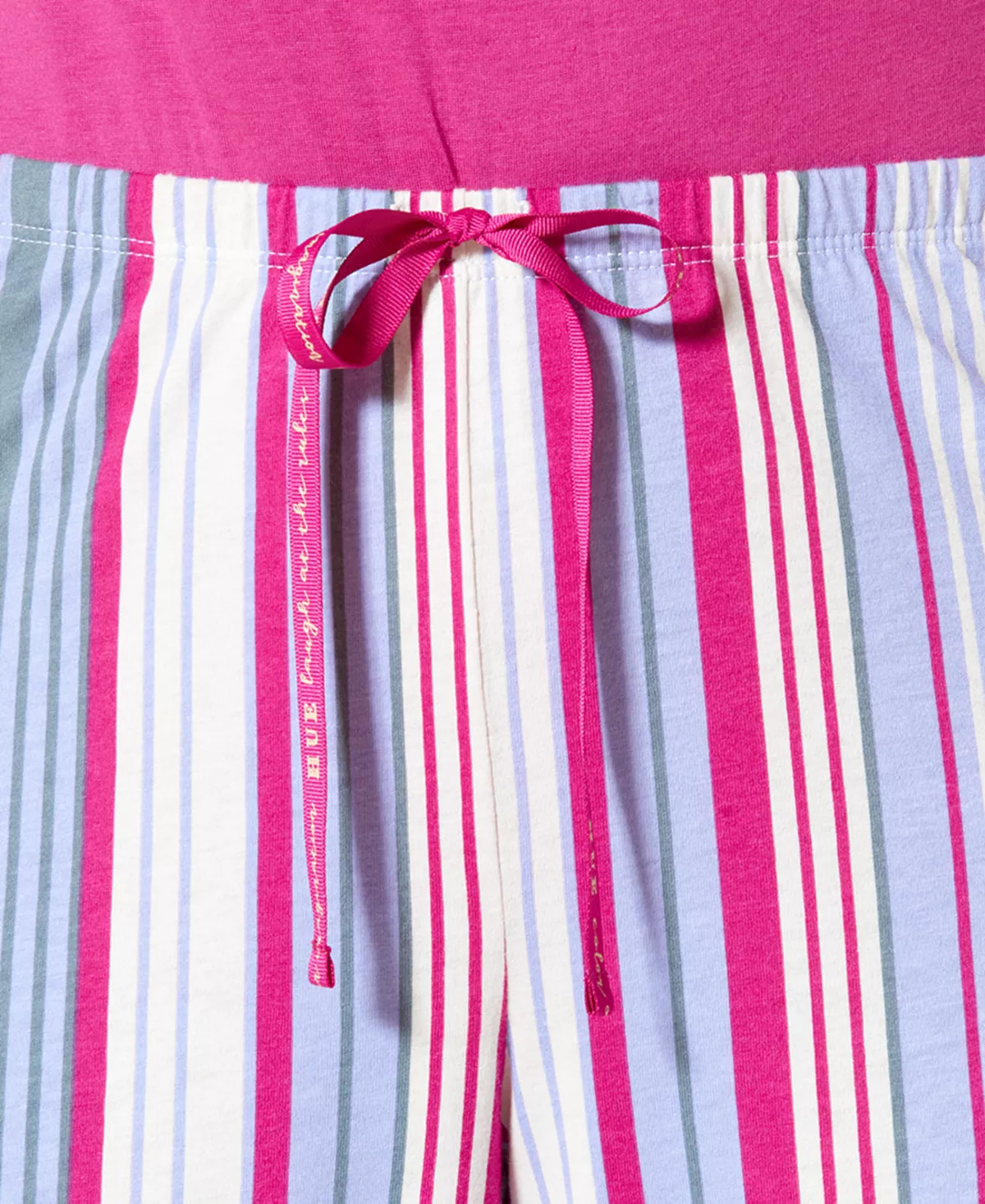 Hue Women's Side By Side Stripe Knit Pajama Pants 5 Hue Women's Side By Side Stripe Knit Pajama Pants - Image 5