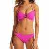 Sanctuary Women's Refresh Rib Halter Underwire Bikini Top & Refresh Rib Ring Hipster Bikini Bottoms