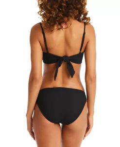 Alternative view of Sanctuary Women's Sandbar Solids V-Wire Bandeau Bikini Top & Sandbar Solids Hipster Bikini Bottoms