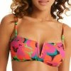 Sanctuary Women's Printed Gardener V-Wire Bandeau Bikini Top