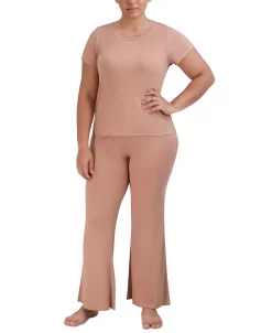 Steve Madden Women's Ribbed Short-Sleeve Baby Tee -White Mark Shop 23899706 fpx