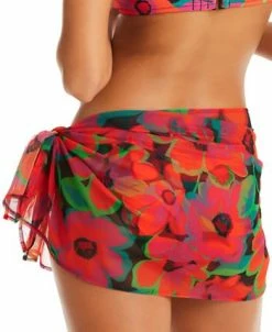 Sanctuary Women's Printed Gardener Swim Skirt Cover-Up -White Mark Shop 23900695 fpx