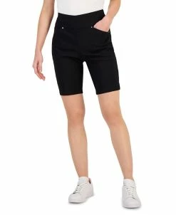 INC International Concepts Women's Mid Rise Pull-On Bermuda Shorts, Created For Macy's