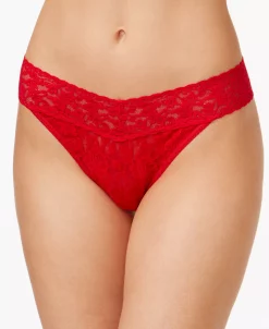HANKY PANKY Women's Signature Lace Original Rise Thong 11 HANKY PANKY Women's Signature Lace Original Rise Thong -White Mark Shop 3123669 fpx