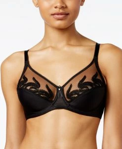 Wacoal Feather Full Figure Sheer-Embroidery Underwire Bra 85121