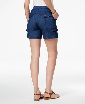 Style & Co Women's Comfort-Waist Cargo Shorts, Created For Macy's 2 Style & Co Women's Comfort-Waist Cargo Shorts, Created For Macy's - Image 2