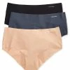 Calvin Klein Women's Invisibles 3-Pack Hipster Underwear QD3559