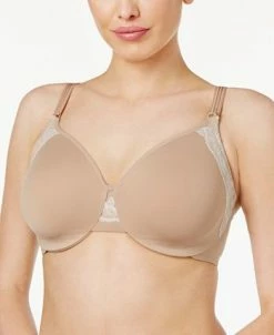 Olga Cloud 9 Full-Figure Lace-Trim Minimizer Bra GI8961A -White Mark Shop 8426991 fpx