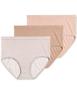 Jockey Elance Breathe Brief 3 Pack Underwear 1542, Extended Sizes -White Mark Shop 9123288 fpx