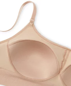 Warner's ® Easy Does It® Dig-Free Comfort Band With Seamless Stretch Wireless Lightly Lined Convertible Comfort Bra RM0911A -White Mark Shop 9662163 fpx