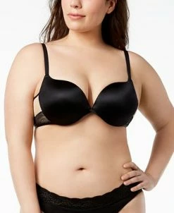 Maidenform Love The Lift Push Up & In Satin Plunge Underwire Bra DM9900 -White Mark Shop 9675829 fpx