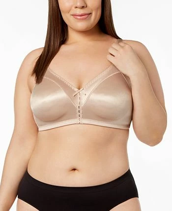 Bali Double Support Tailored Wireless Lace Up Front Bra 3820 2 Bali Double Support Tailored Wireless Lace Up Front Bra 3820 - Image 2