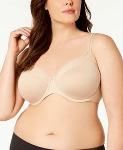Bali One Smooth U Ultra Light Shaping Underwire Bra 3439 -White Mark Shop 9750908 fpx
